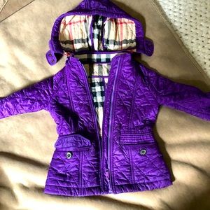 Little girls Burberry coat